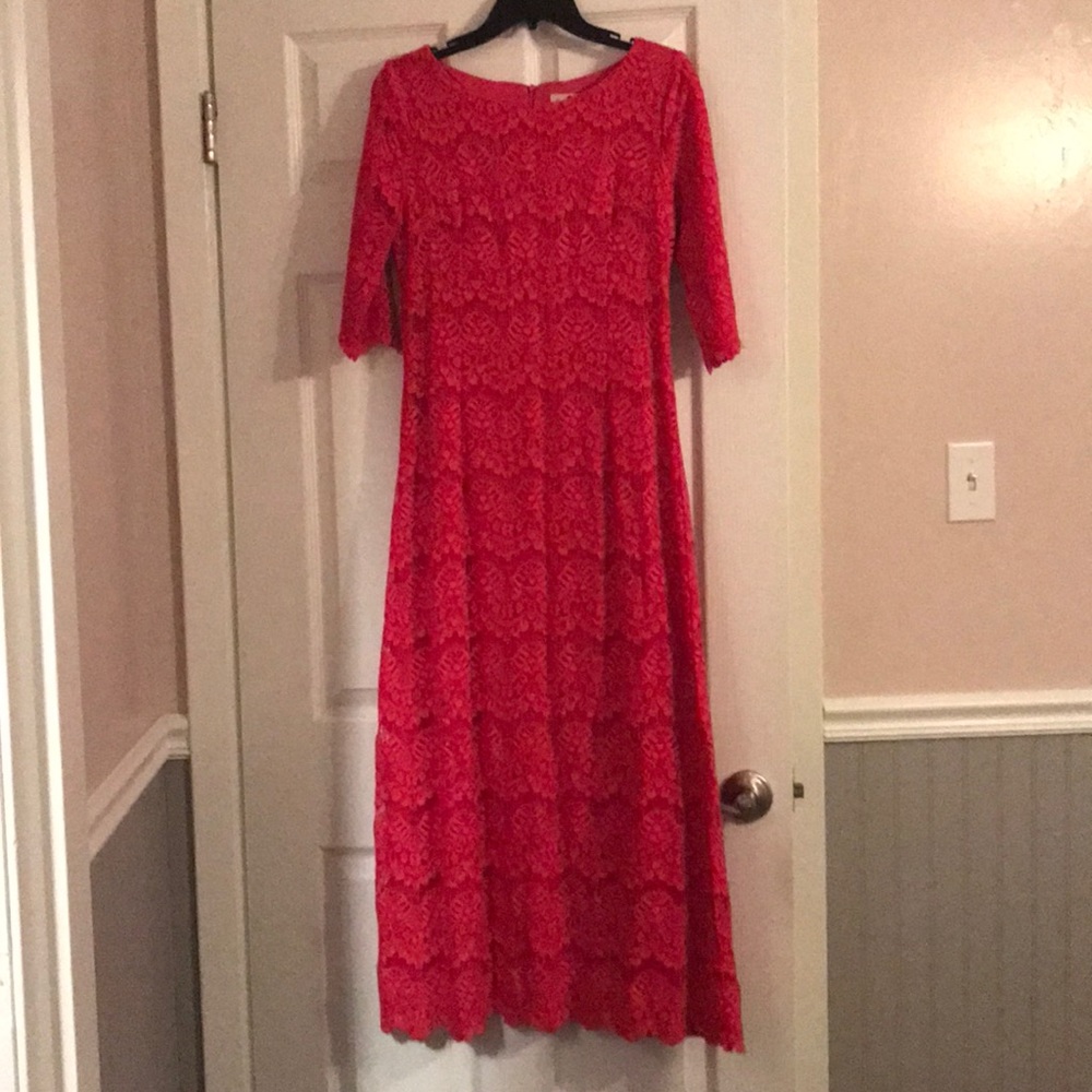 Dainty jewells hot pink dress